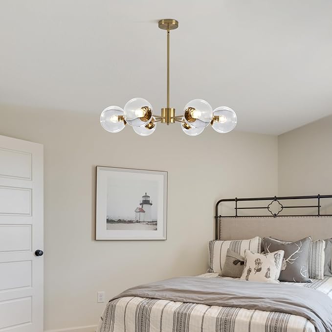KCO Lighting Modern 6-Light Sputnik Chandelier - Image 6