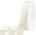 Beige Satin Ribbon 1 inch X Continuous 100 Yards, Single Face Polyester Ribbon by Kryvusribbon