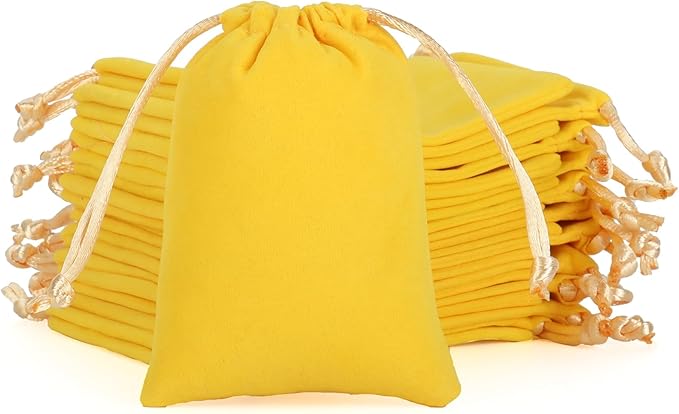 Velvet Drawstring Jewelry Bag, 3x4 Dice Bag, by Tapleap