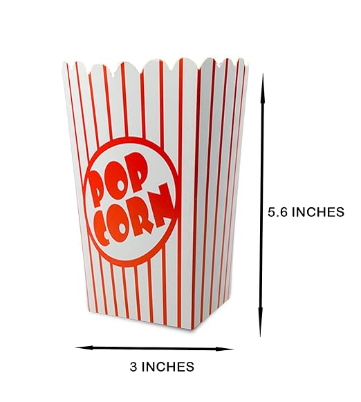 125 Pack Popcorn Boxes Movie Night Popcorn Bags - Image 3