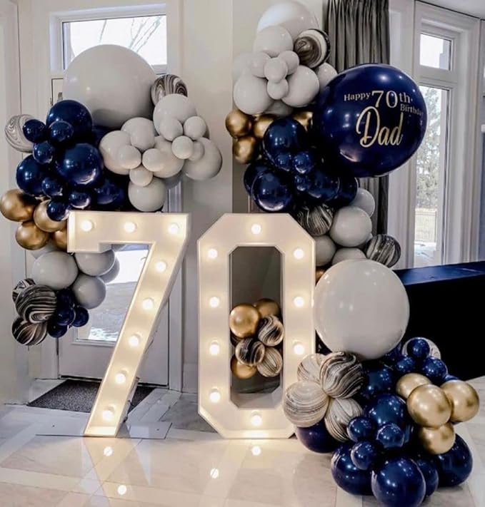 Bezente Gray Balloons Latex Party Balloons - Image 8