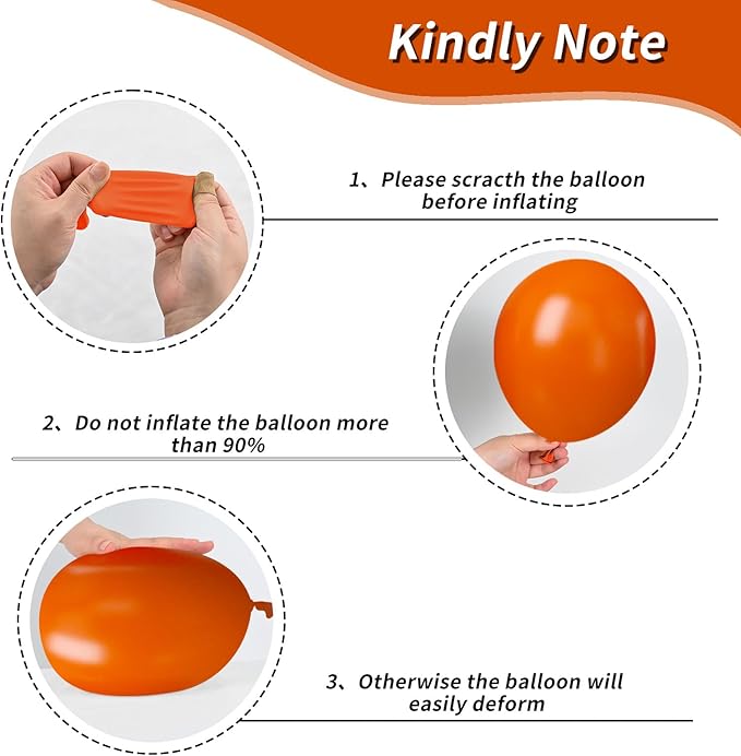 Orange and Blue Balloons - Image 3