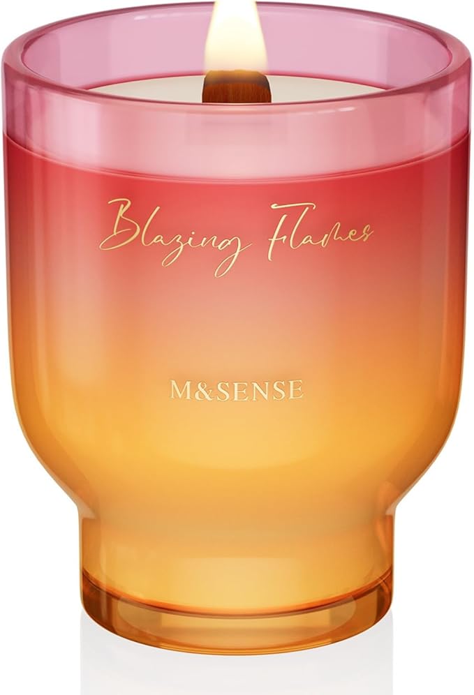 M&SENSE 16.6oz Natural Soy Large Jar Candle by MSENSE