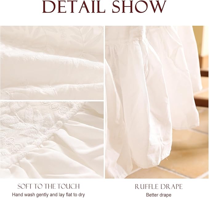 patdrea Vintage Ruffle Tablecloth - Image 5
