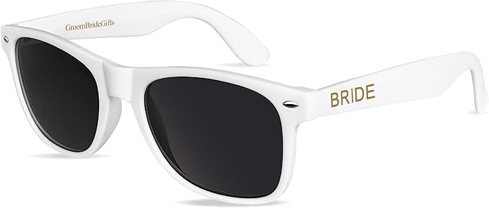 Bride and Groom Polarized Sunglasses by GroomBrideGifts