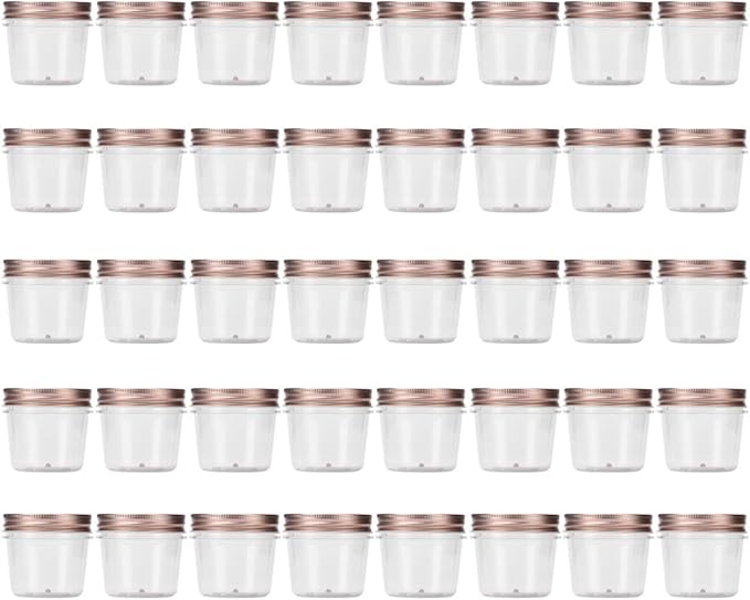 Novelinks 4 Ounce Clear Plastic Jars by novelinks
