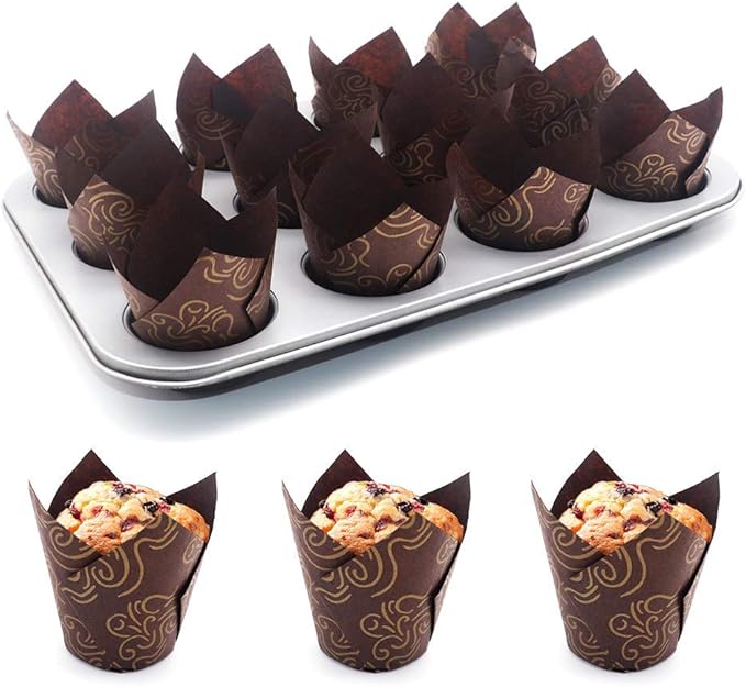 150pcs Tulip Cupcake Liners Baking Cups Muffin Liner Grease-Proof Paper Cupcake - Image 7
