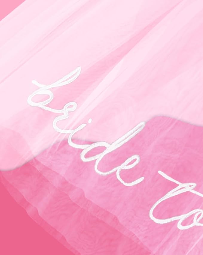Bride To Be Embroidered Veil - Image 2