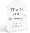 Thank You For Coming Please Take One Sign, Wedding Favors for Guests, Bridal by Sxurt
