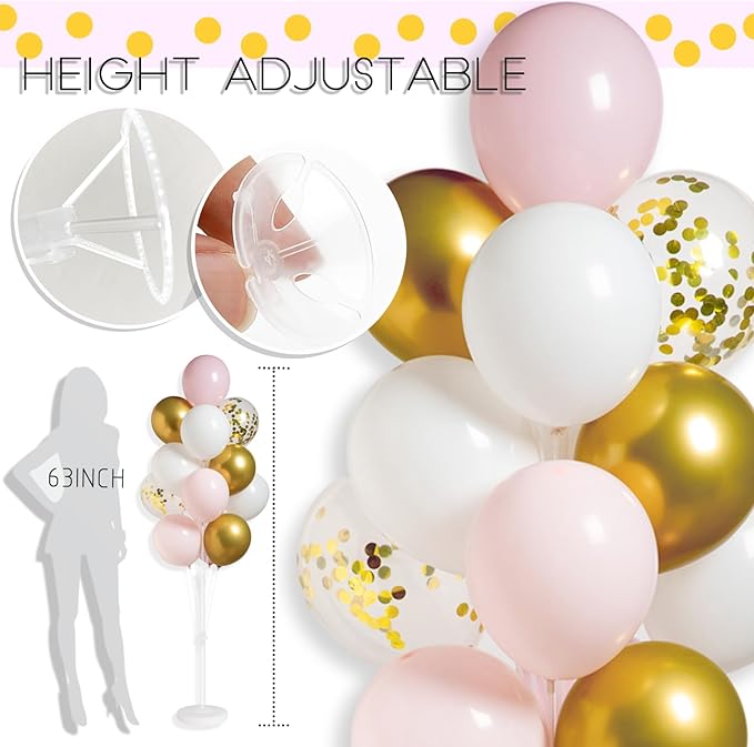 Balloon Column Stand Kit with Balloons, Base and Pole, Balloon Column Kit - Image 4