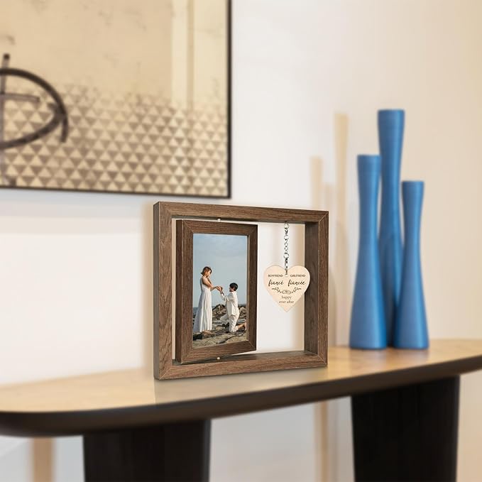 Fiancé Fiancée Picture Frame Engagement Gifts - Image 5