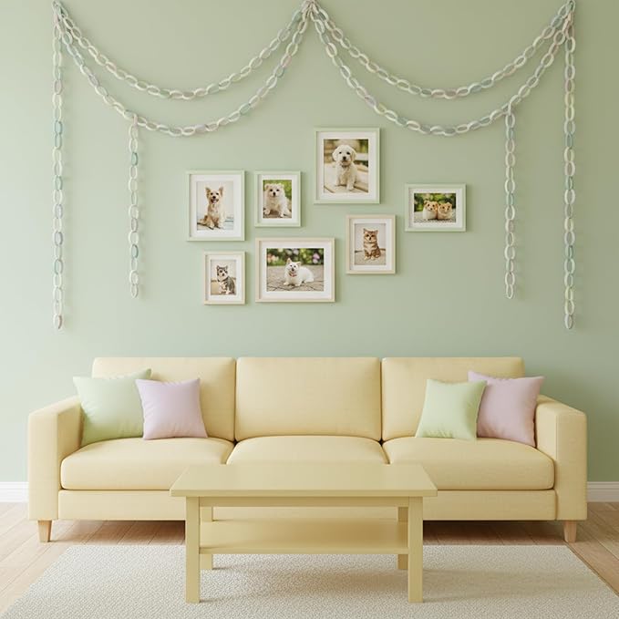 Lincia 600 Sheet Halloween Paper Chain Garland, Construction DIY Crafts Chain - Image 2