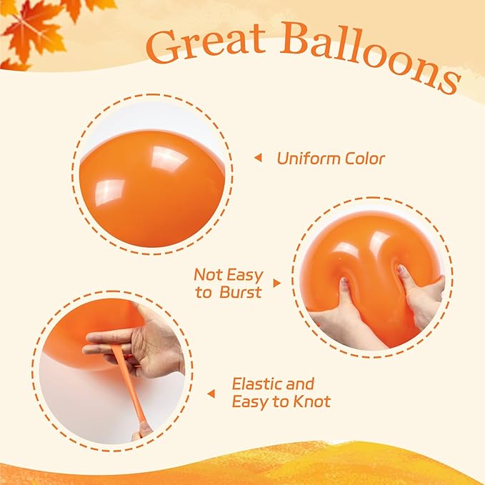 60pcs 12inch Fall Thanksgiving Balloons - Image 3