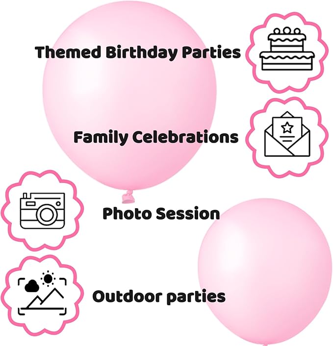 Pink Balloon 110pcs - Image 3
