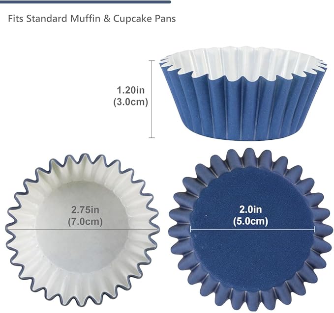 Caperci Grease-Resistant Standard Cupcake Liners 150 Counts - Image 5