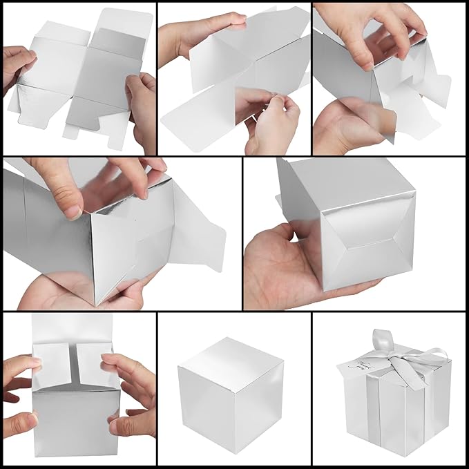 50 Pack Small Gift Boxes, Cupcake Boxes, Candy Boxes - Image 6