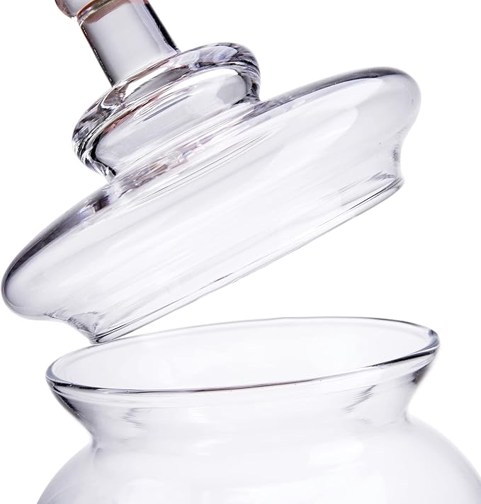 Glass Large Apothecary Jars, Decorative Wedding Candy Organizer Canisters - Image 4
