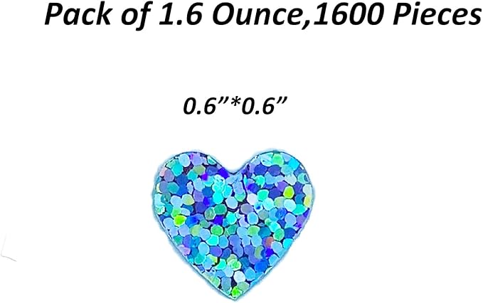 Confetti Heart Metallic Confetti Party Table Decoration Sprinkles DIY - Image 2