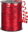 KMER LIFE Premium Red Shiny Curling Shiny Ribbon, 1/5" Wide x 500 Yards by KMERLIFE