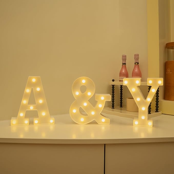 Foaky LED Letter Lights Sign Marquee Light Up Letters Sign - Image 3