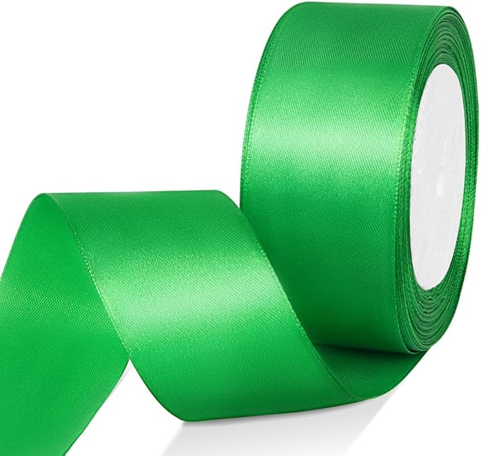 1-1/2" x 25 Yards Satin Ribbon, Floral Bouquets, Wedding Party Decorations by Quhora