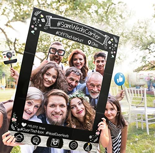Insta-Themed Social Media Party Photo Booth Selfie Frame - Image 2