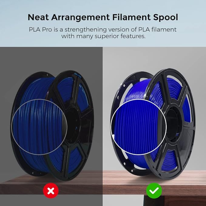 FLASHFORGE 3D Printer Filament, PLA PRO Filament 1.75mm, 1KG Spool, Dimensional - Image 4