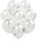 AFTERLOON® Biodegradable Balloons 50 pcs Clear 10 Inch, Transparent Color by AFTERLOON%C2%AE