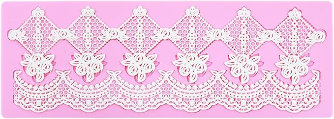 Silicone Lace Mold for Cakes Decorating, Silicone Molds for cake lace Mat Craft by FYZ+Brothers