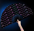 Amajiji Large Rave Folding Hand Fan Clacking Fans by Amajiji