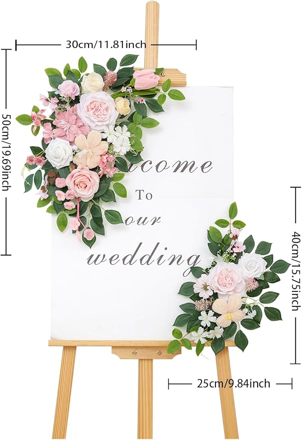 Pack of 2 Faux Flowers, Wedding Arch Flowers, Wisteria Hanging Flowers - Image 5