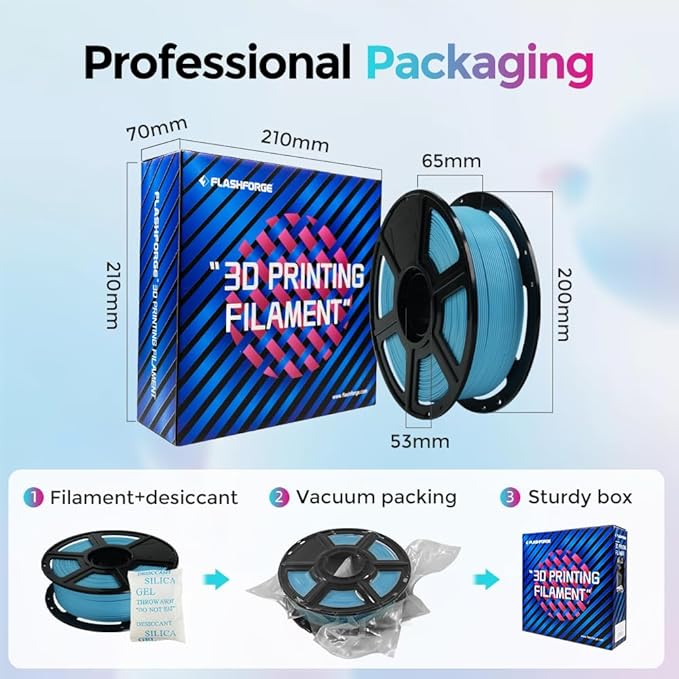 FLASHFORGE Rapid PLA Filament 1.75mm, High Flow Speedy 3D Printer Filament - Image 6
