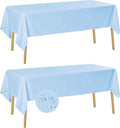Fokitut 2 Pack Waterproof Rectangle Tablecloth, 60x102 Inch, Stain Resistant by BalsaCircle