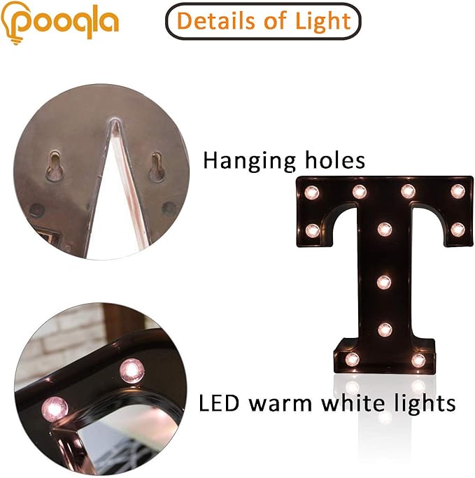 Decorative LED Illuminated Letter Marquee Sign - Image 2