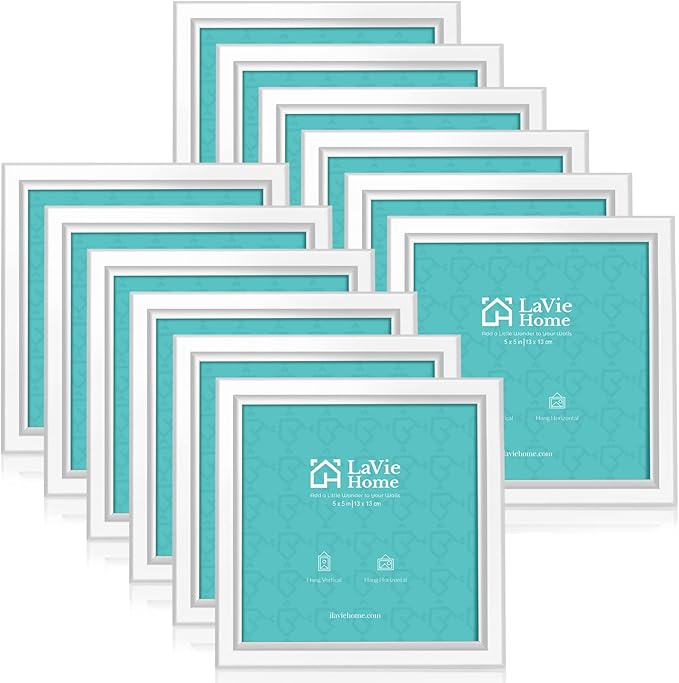 LaVie Home 5x5 Picture Frames Simple Designed Photo Frame by LaVieHome