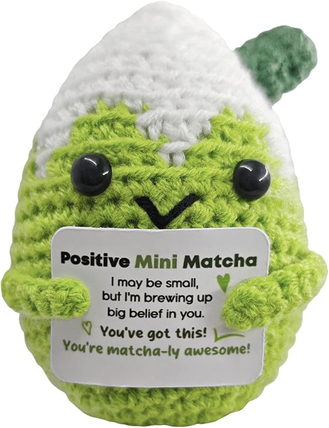 Handmade Matcha Companion Crochet Gift by Unknown