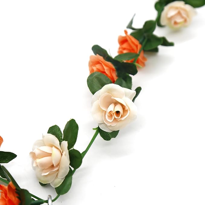 12 PCS 98.4 FT Artificial Flower Garland Rose Garland - Image 3