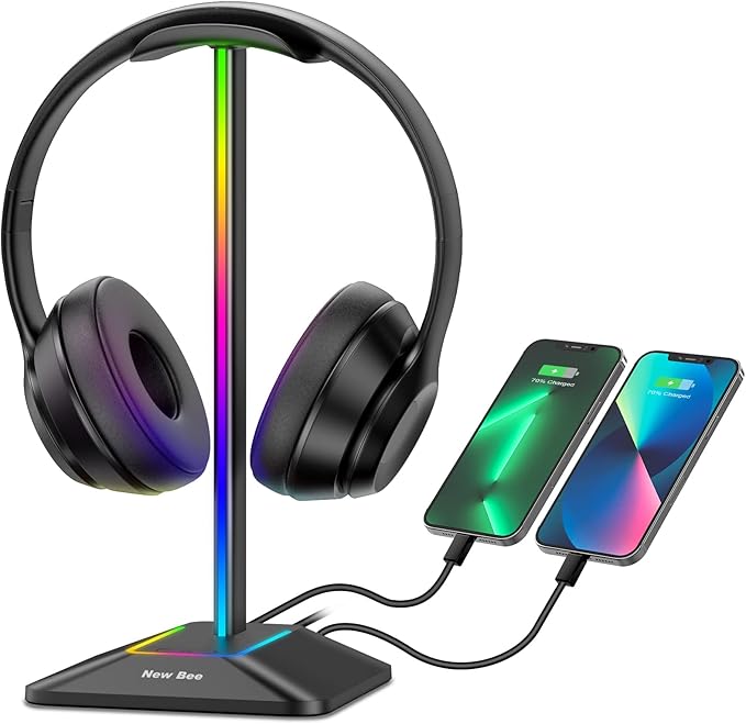 New bee RGB Headphone Stand by NewBee