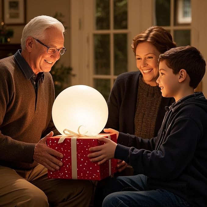 12-Inch LED Ball Light, Changing Glowing Orb Light - Image 8