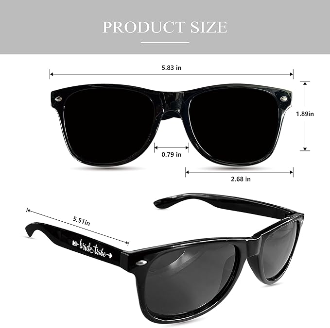 LADY&HOME 10 Pack Bachelorette Party Sunglasses Favors, Bridesmaid and Bride - Image 3