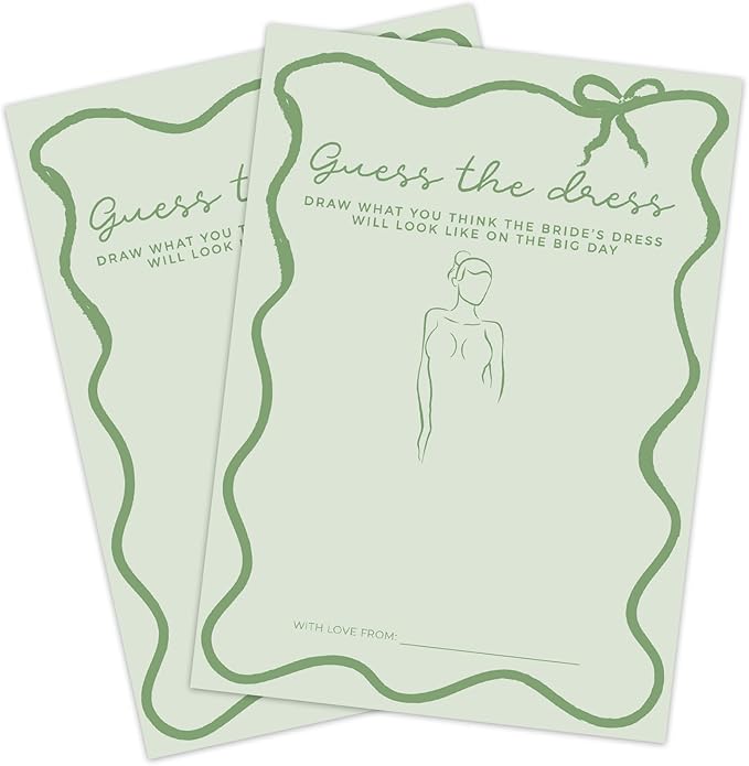 DEEKA 30 PCS Bridal Shower Games Card - Image 9