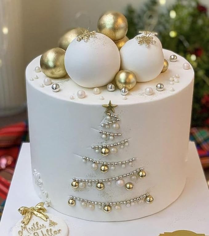 Gold Pearl Sugar Sprinkles 4.23 oz, 10mm Candy Pearls Ideal - Image 5