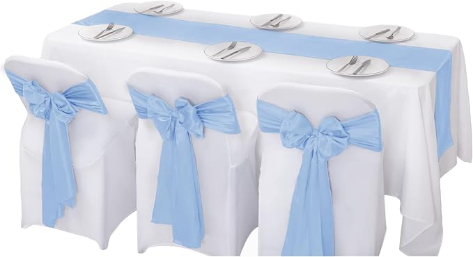 24Pack Table Runner 12 x 108 Inches Satin Silk Table Runner - Image 5