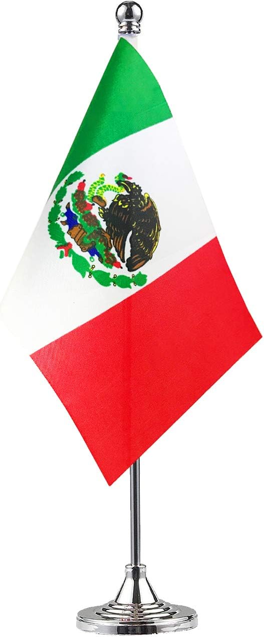 Mexico Mexican Flag Table Desk Flags, Office Flag, International World Country by GentleGirl