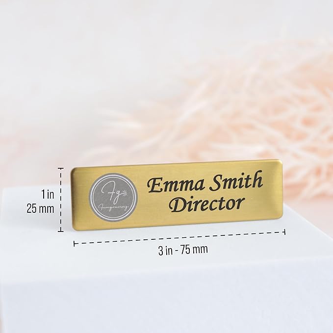 Personalized Name Tag Badges Identification Customized - Image 2