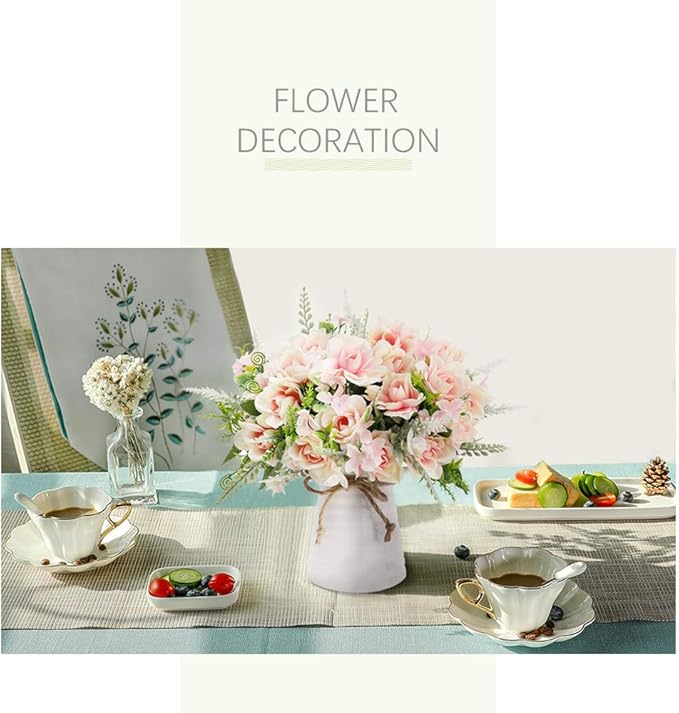 LESING Artificial Flowers with Vase - Image 8