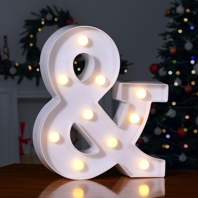 Foaky LED Letter Lights Sign Marquee Light Up Letters Sign by Foaky
