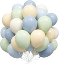 Dusty Blue Green Balloons by Sowide