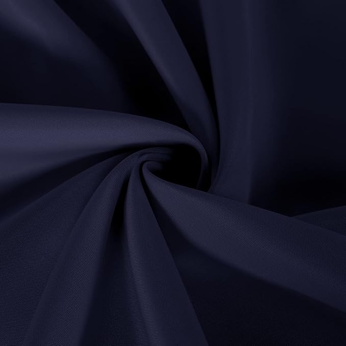 sancua 2 Pack Navy Tablecloth 60 x 120 Inch, Rectangle 8 Feet Table Cloth - Image 6