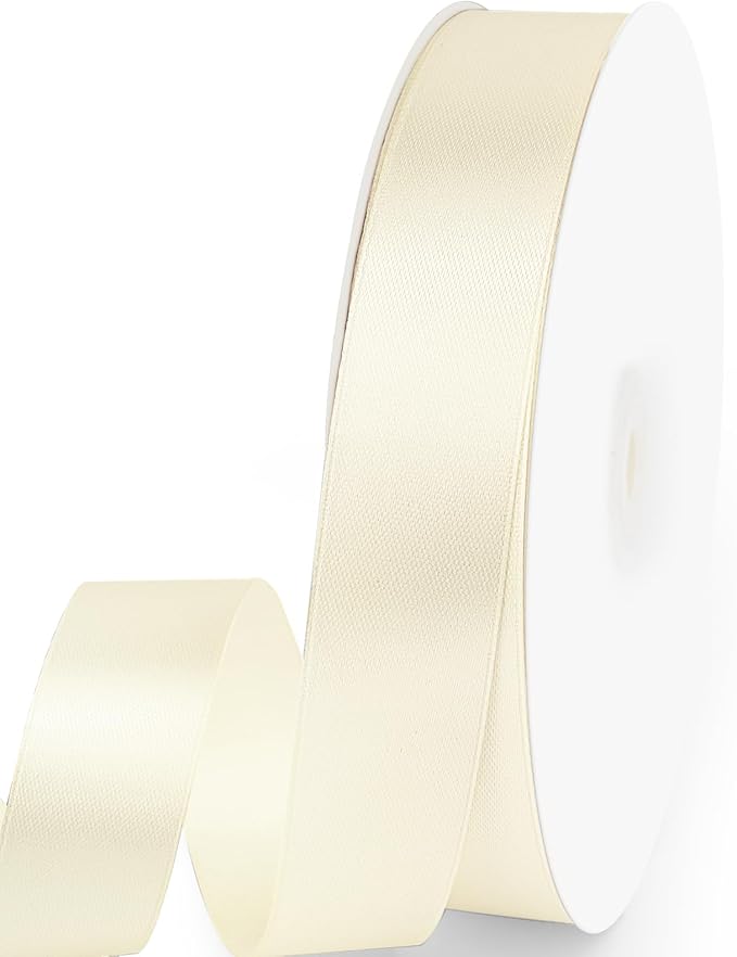 1" x 100 Yards Satin Ribbon by Quhora